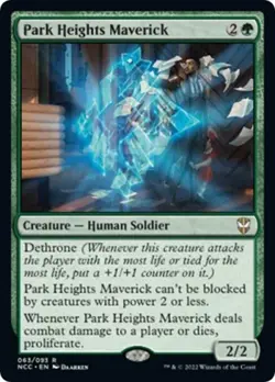Park Heights Maverick - Near Mint MTG Commander: Streets of New Capenna - Image 1