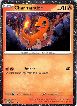 Charmander - (Cosmos Holo) Holo Promo SV: Scarlet & Violet Promo Cards 047 NM - Image 1