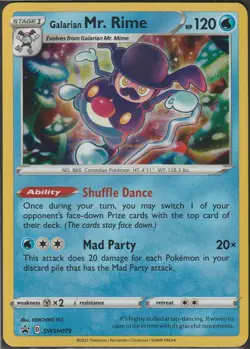Galarian Mr. Rime Holo SWSH: Sword & Shield Promo Cards SWSH079 LP Pokemon TCG - Image 1
