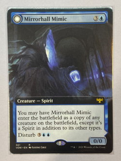 MTG - Innistrad: Crimson Vow - Mirrorhall Mimic - Extended Art - NM - Image 1