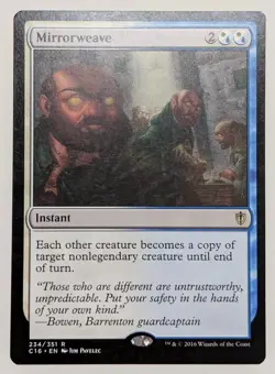 Mirrorweave MTG Magic the Gathering (234/392) Commander 2016 Mint/NM - Image 1