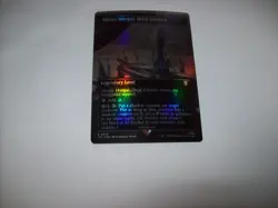 Minas Morgul, Dark Fortress 0514 Borderless Foil Rare MTG NM Free Ship & Tracked - Image 1