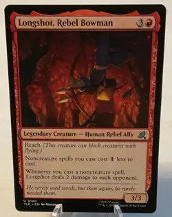 Magic: The Gathering Longshot, Rebel Bowman TLE Uncommon Red Legendary Creature - Image 1