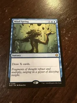 2025 Magic The Gathering Bloomburrow #R389 Mind Spring - Image 1