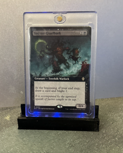 MTG Sinister Gnarlbark (Extended Art) - Commander: Lorwyn Eclipsed (ECC) #32 MTG - Image 1