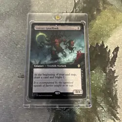 MTG Sinister Gnarlbark (Extended Art) - Commander: Lorwyn Eclipsed (ECC) #32 MTG - Image 3