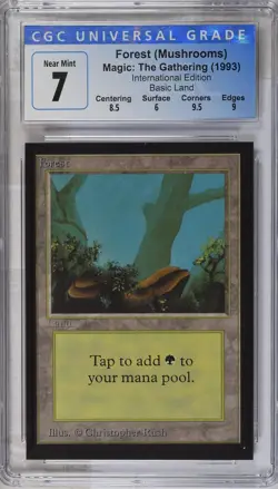 FOREST Collectors Ed Intl CGC 7 MTG [Nostalgium] - Image 1
