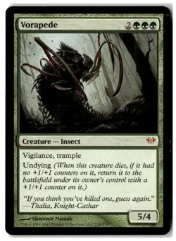 MTG Vorapede - Dark Ascension Heavily Played English Playset (x4) - Image 1