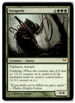 MTG Vorapede - Dark Ascension Heavily Played English Playset (x4) - Image 3