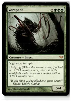 MTG Vorapede - Dark Ascension Heavily Played English Playset (x4) - Image 5