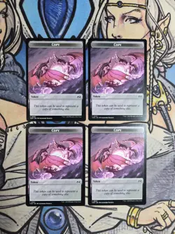 4x Monk (1,1,Prowess) / Copy Dual-Sided Tokens - NM/M TDM MTG Magic - Image 2