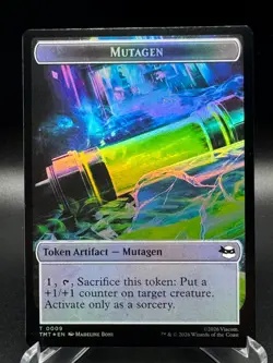 Ninja 0005 / Mutagen 0009 Foil Token Teenage Mutant Ninja Turtles TMT MTG NM - Image 2