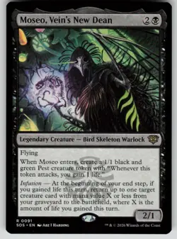 Moseo, Vein's New Dean Rare Secrets of Strixhaven 91 MTG Near Mint 2026 - Image 1