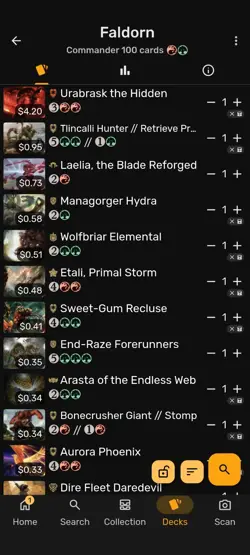MTG Tweaked Precon Commander Deck: Faldorn, Dread Wolf Herald - Image 5