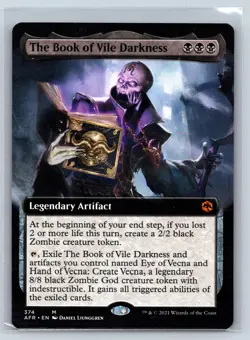 THE BOOK OF VILE DARKNESS (EXTENDED ART) 374 AFR MTG NM - Image 1