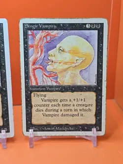 ⚫⚫⚫ (4) 1994 MAGIC The Gathering SENGIR VAMPIRE REVISED 3RD EDITION PLAYED⚫2 - Image 5