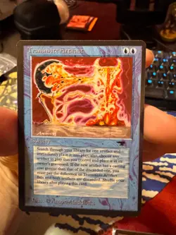 MTG Transmute Artifact Antiquities Near Mint Very Clean Example Gradable - Image 1