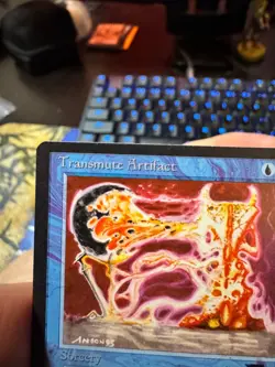 MTG Transmute Artifact Antiquities Near Mint Very Clean Example Gradable - Image 2