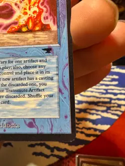 MTG Transmute Artifact Antiquities Near Mint Very Clean Example Gradable - Image 4
