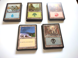MTG Vintage Basic Land Lot Urza’s Saga Ice Age Mirage Tempest Old Border Magic - Image 3
