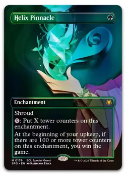 Helix Pinnacle (Borderless) #139 (Foil) (NM) Special Guests SPG Magic MTG - Image 1