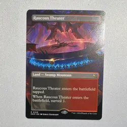 Wizards of the Coast Raucous Theater Rare Land Borderless #0329 Karlov Manor - Image 1