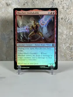 Shocker, Unshakable | Foil | MTG Universes Beyond Marvel | Legendary Creature | - Image 1