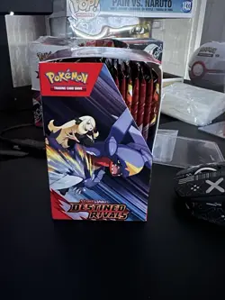 Pokemon TCG Destined Rivals Half Booster Box 18 Packs Unsealed Box UK Seller - Image 3