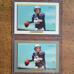 🔥Tom Brady 2006 2- Topps Turkey Red card #131 white/gray - GOAT,mint - Image 1