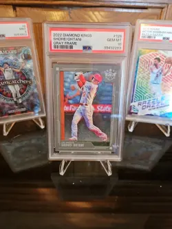 2022 DIAMOND KINGS GRAY FRAME #126 SHOHEI OHTANI PSA 10 - Image 1