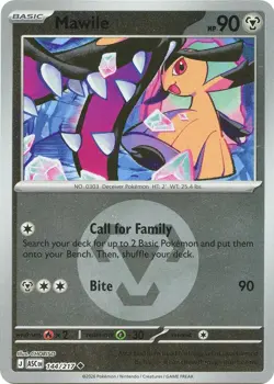 Mawile (Energy Symbol Pattern) 144/217 Reverse Holo NM Pokemon Card - Image 1