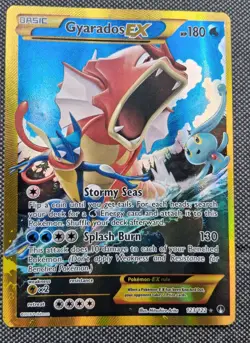 Pokemon Gyarados EX Breakpoint Secret Rare Holo Basic 180 HP 123/122 - Image 1