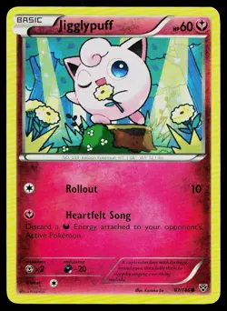 Pokemon Card XY Jigglypuff 87/146 Common - Image 1