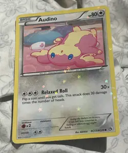 Pokemon Audino Legendary Treasures Radiant Collection RC17/RC25 Starfoil NM-VLP - Image 1