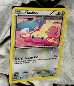 Pokemon Audino Legendary Treasures Radiant Collection RC17/RC25 Starfoil NM-VLP - Image 2