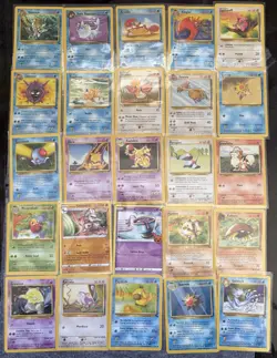 Vintage Pokemon TCG 45 Card Lot - Pikachu Eevee Charmander Jigglypuff Meowth - Image 3