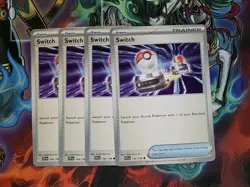 4x Switch 194/198 x4 - Scarlet & Violet - Pokemon TCG - Playset - NM - Image 1