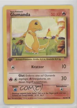 Charmander German 1st Ed. Pokemon Base Set #46 1999 - Image 1