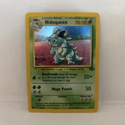 Pokemon Nidoqueen 7/64 Jungle Holo Rare Unlimited 1999 90HP - Image 1