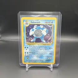 Poliwrath 13/102 Base Set Holo Pokemon TCG NM - Image 1