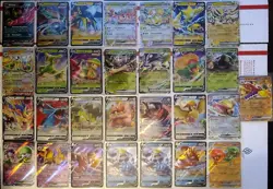 Pokemon Holo EX & V Lot - 29 Penny Sleeved Total Cards NEAR MINT/MINT - Image 2
