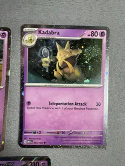 Abra Kadabra & Alakazam ex SVP 050 MINT 151 Promo 3 Card Set Pokemon MINT MT - Image 3