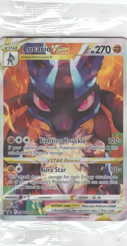 2023 Pokemon TCG Lucario Foil VSTAR SWSH291 Sealed - Image 1