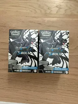 2 Pokemon TCG Scarlet & Violet: Black Bolt Booster Bundle Box - 6 Packs English - Image 1