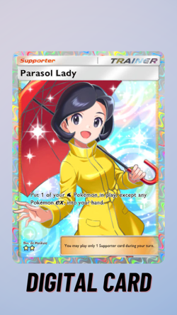 Parasol Lady Pulsing Aura Pokemon TCG Pocket 2 Star ⭐⭐ (English) - Image 1