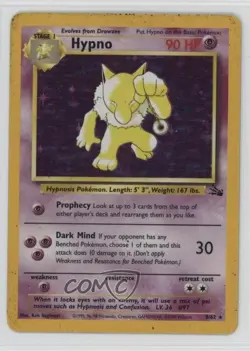 Hypno Holo Pokemon Fossil #8 1999 - Image 1