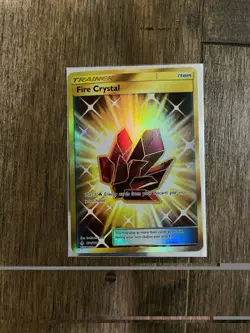 Pokemon TCG Fire Crystal Secret Rate Sun and Moon Unbroken Bonds 231/214 - Image 1