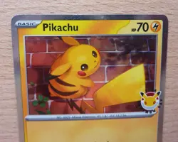 Pikachu 051/162 Temporal Forces (2026 Pokemon Day Stamp) Cosmos Holo NM - Image 2