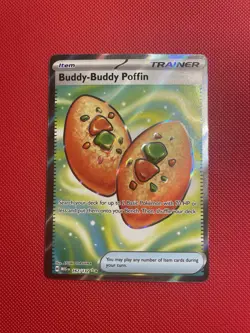 Buddy Buddy Poffin Ultra Rare Trainer (167/132) — Mega Evolution, Near Mint - Image 1