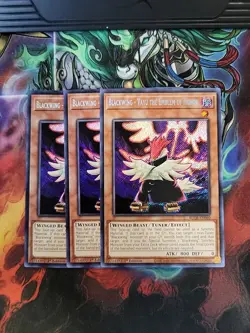 YUGIOH BLACKWING VAYU THE EMBLEM OF HONOR BLCR-EN060 1ST SECRET X3 NM - Image 1